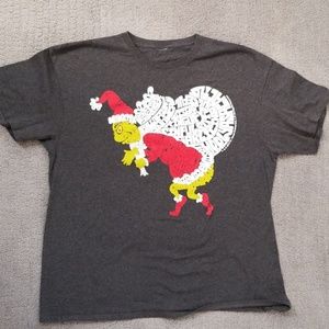 The grinch shirt, size large, Christmas tshirt.